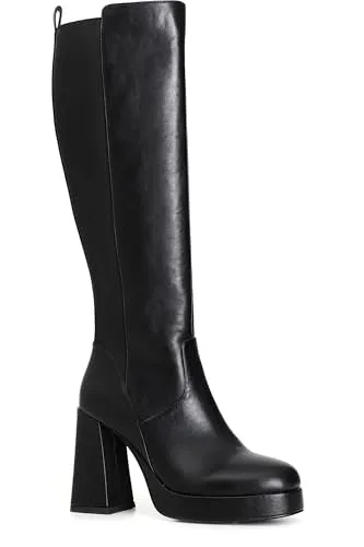 CafèNoir Stivale Donna con Elastico Nero
