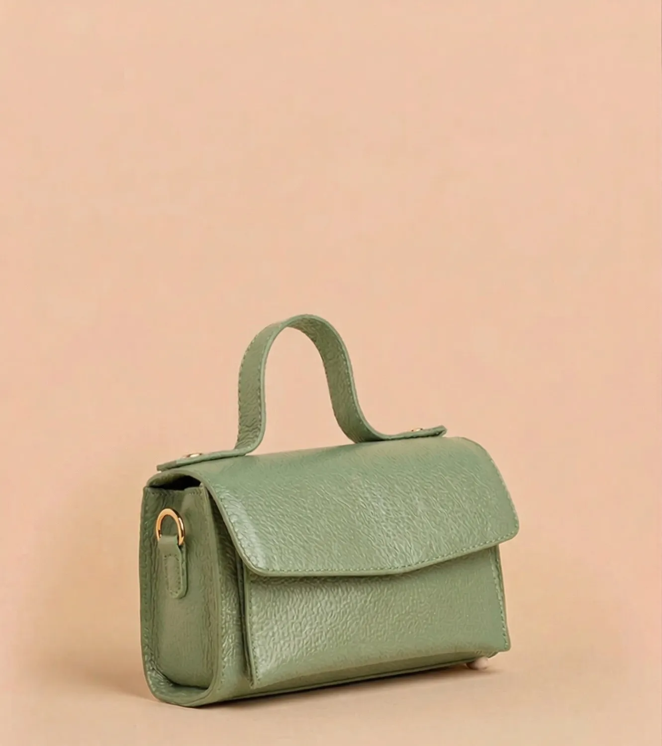 Figus MiniCrossbody borsa tracolla arancione pelle