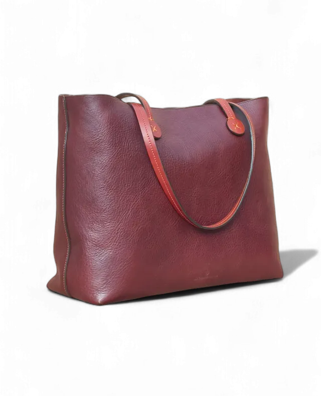 Aigin Milano Shoulder Borsa Pelle Miele da Spalla