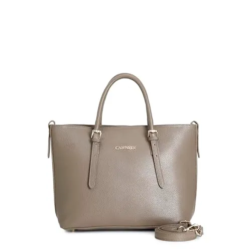 CafèNoir Tote Donna Effetto Scamosciato Granoso Unica