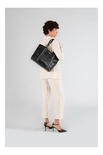 CafèNoir Shopping Cabochon Nera Borsa Rivetti