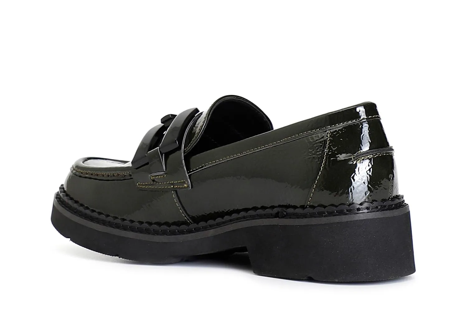 CafèNoir Mocassino Donna Vernice Morsetto Nero