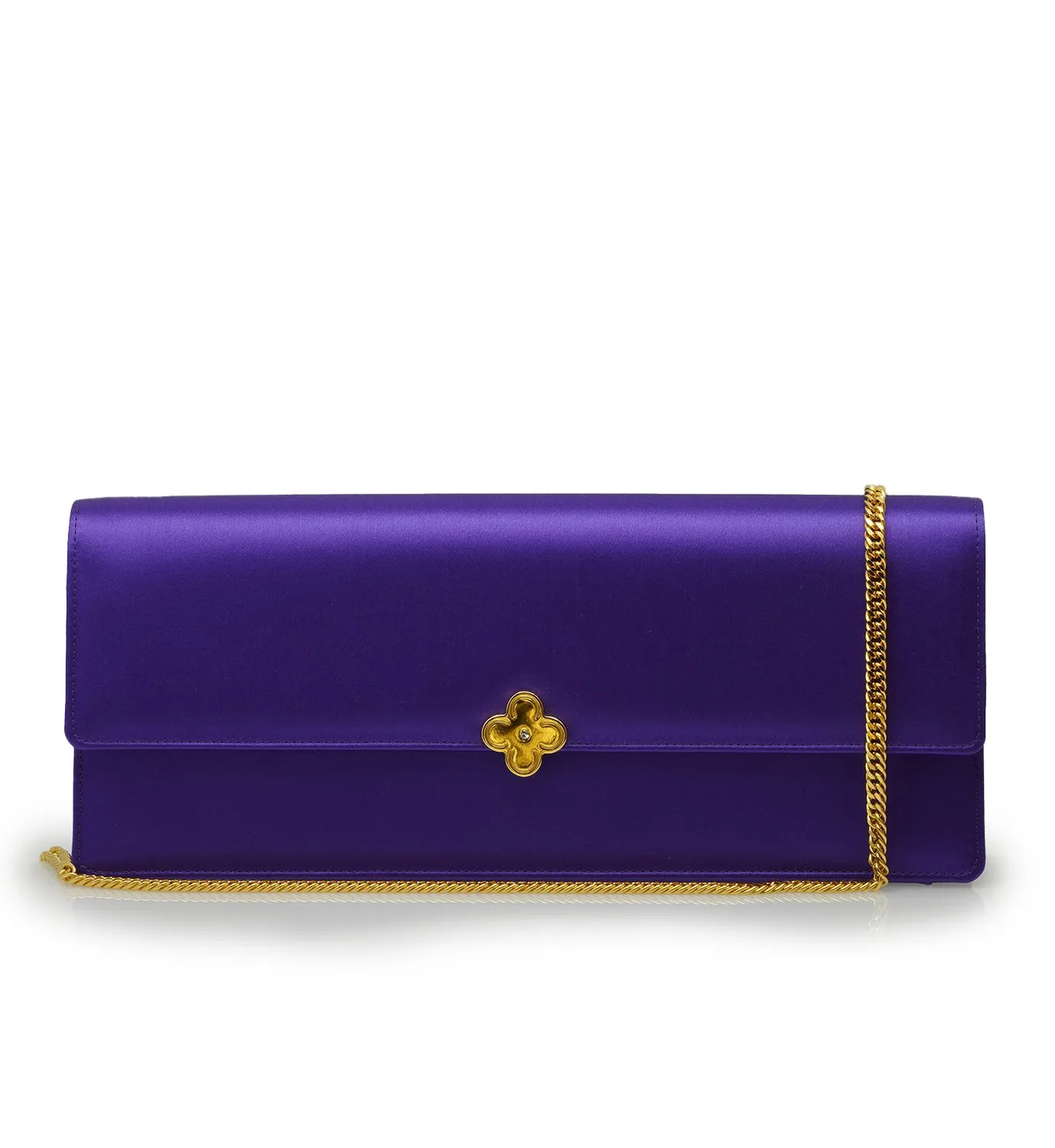 Cardinal Milano Time 22 pochette seta viola