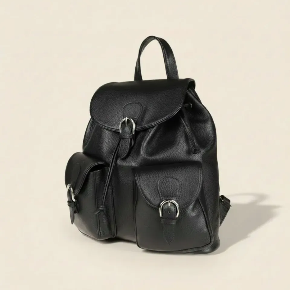 Figus 2t Eco zaino similpelle nero cuoio