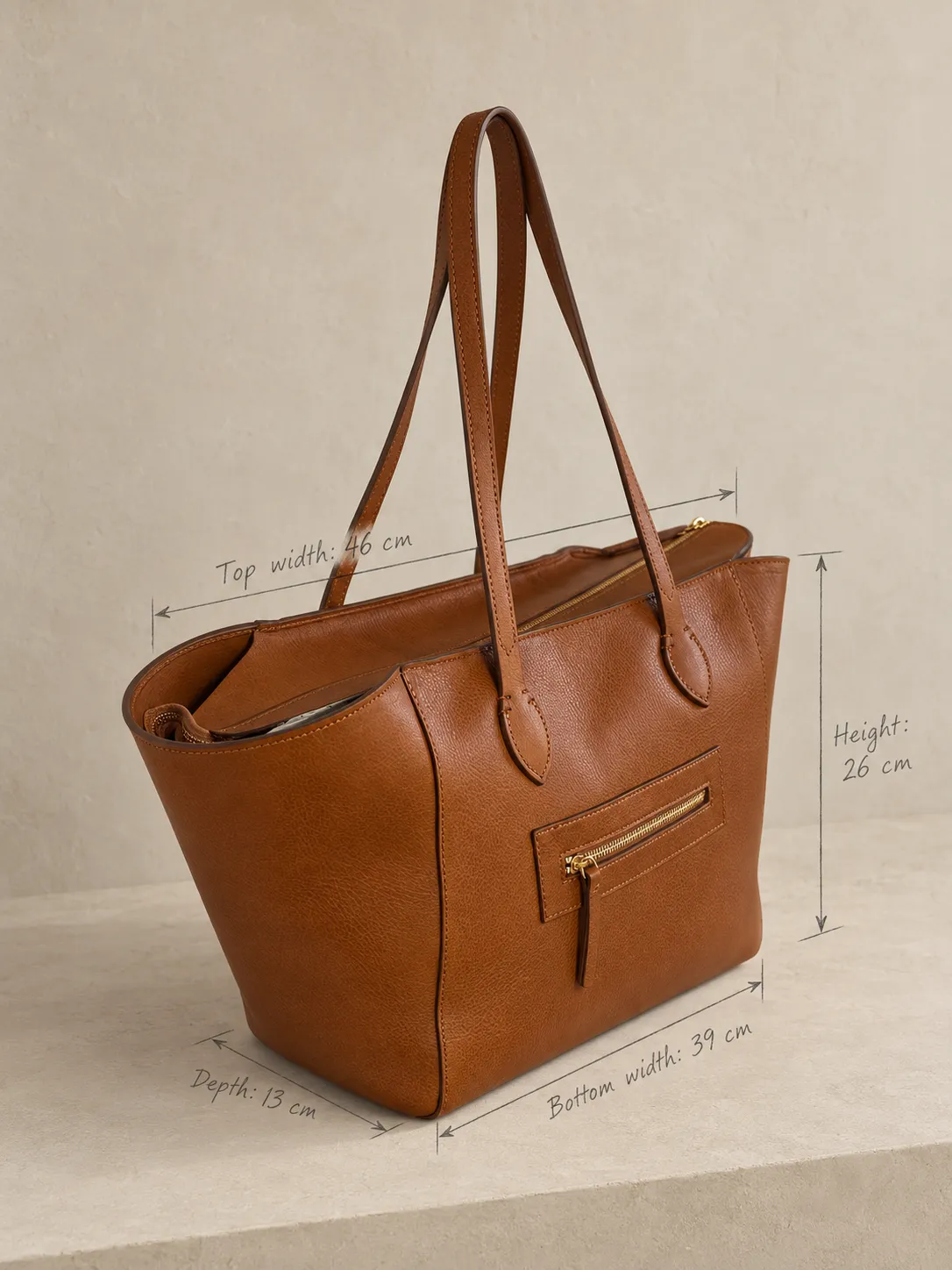 Aigin Milano Orizzonte tote pelle donna lavoro