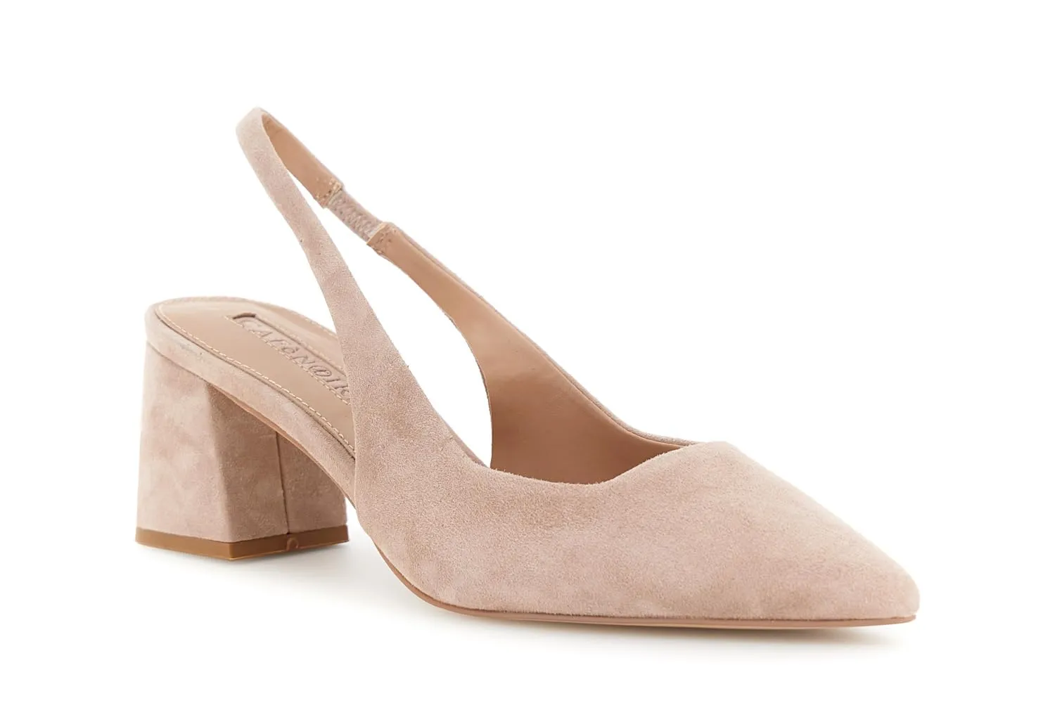 CafèNoir Décolleté Slingback in Camoscio Tacco 5 cm Punta