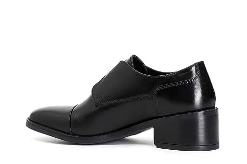 CafèNoir derby donna pelle nero elastico tacco 50 mm