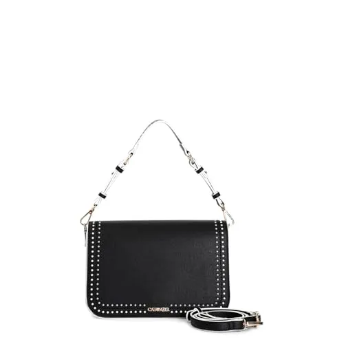 CafèNoir Tracolla Pattina Rivetti Borsa Nera