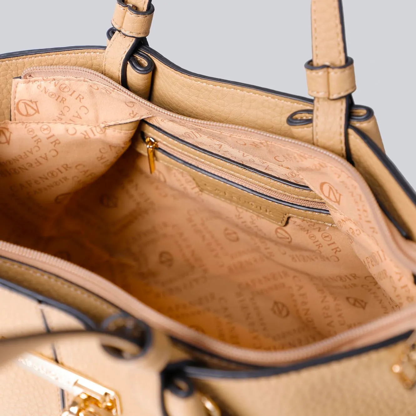 CafèNoir Grana Grossa Shopping Bag Sabbia Catena