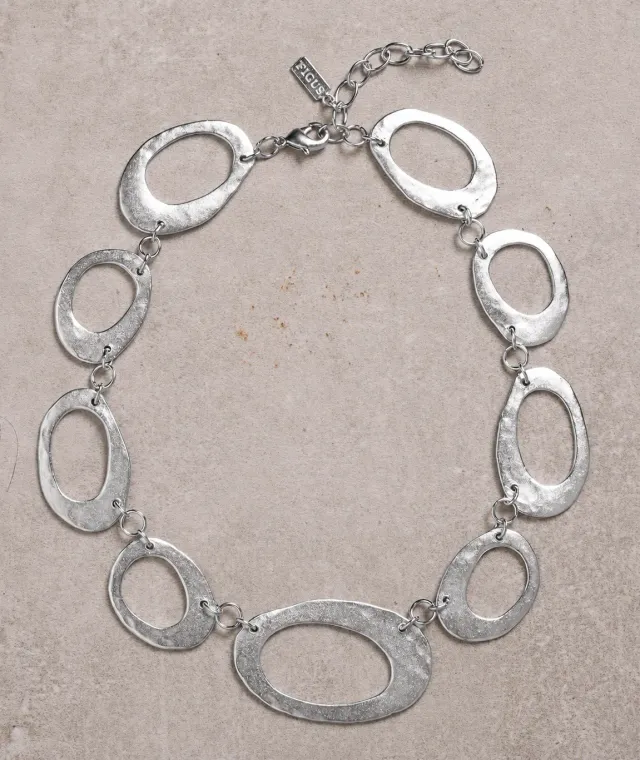 Figus Zen corta Silver collana girocollo argento