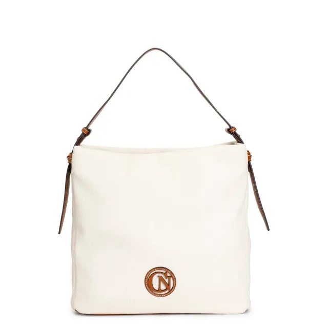 CafèNoir Borsa Tracolla Canvas Naturale