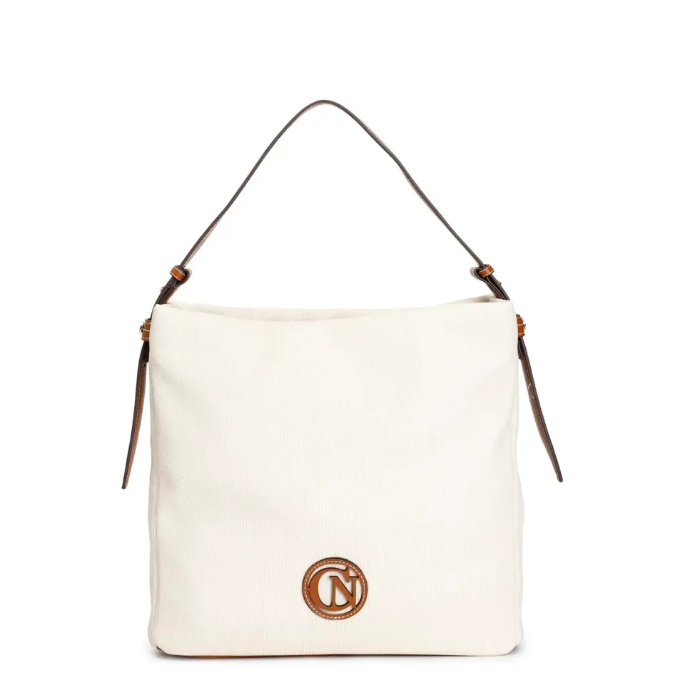 CafèNoir Borsa Tracolla Canvas Naturale