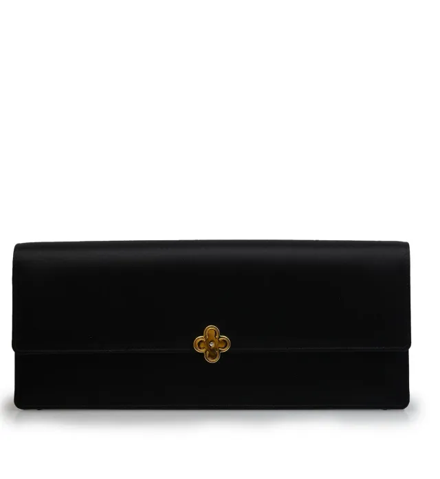Cardinal Milano Time 22 pochette seta nera