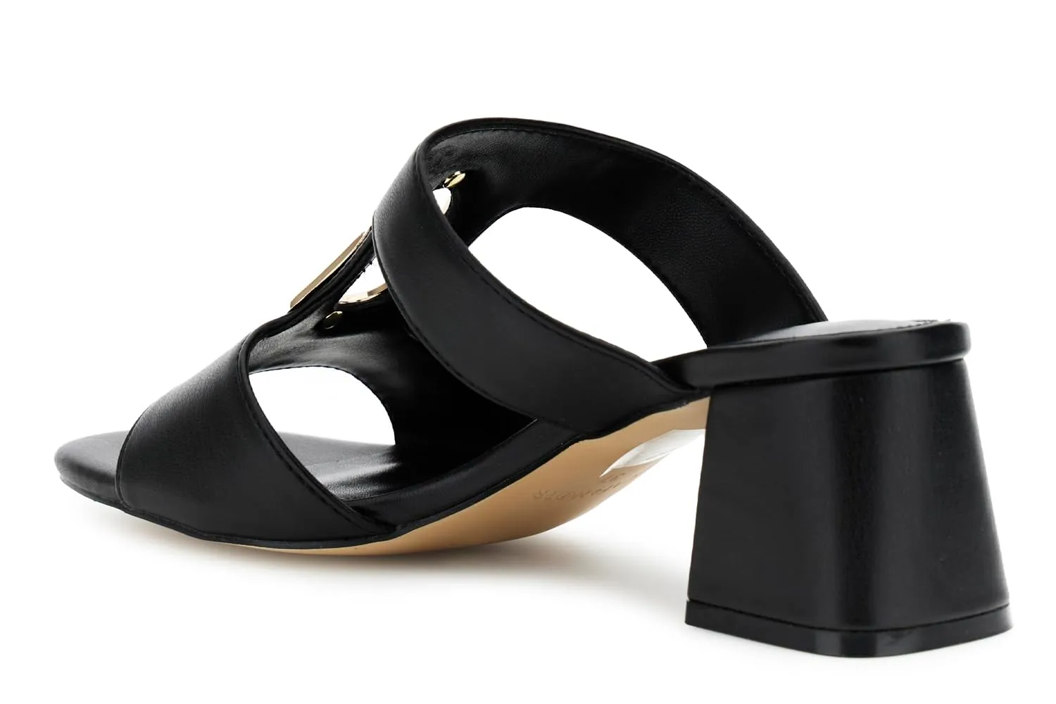 CafèNoir Ciabatta Donna Doppia Fascia Metallo Tacco 6 cm