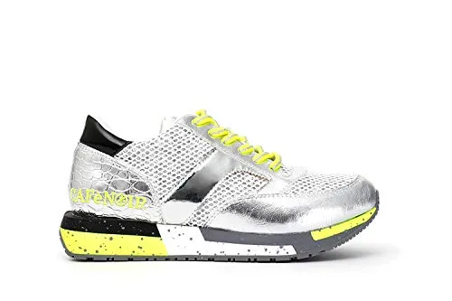 CafèNoir DL945 Sneakers argento laminato rete