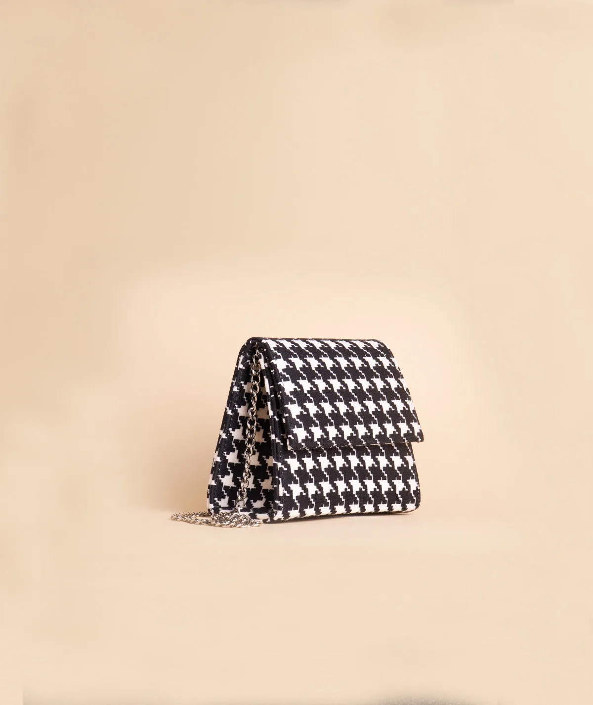 Figus Party Bag borsa tessuto catena argento