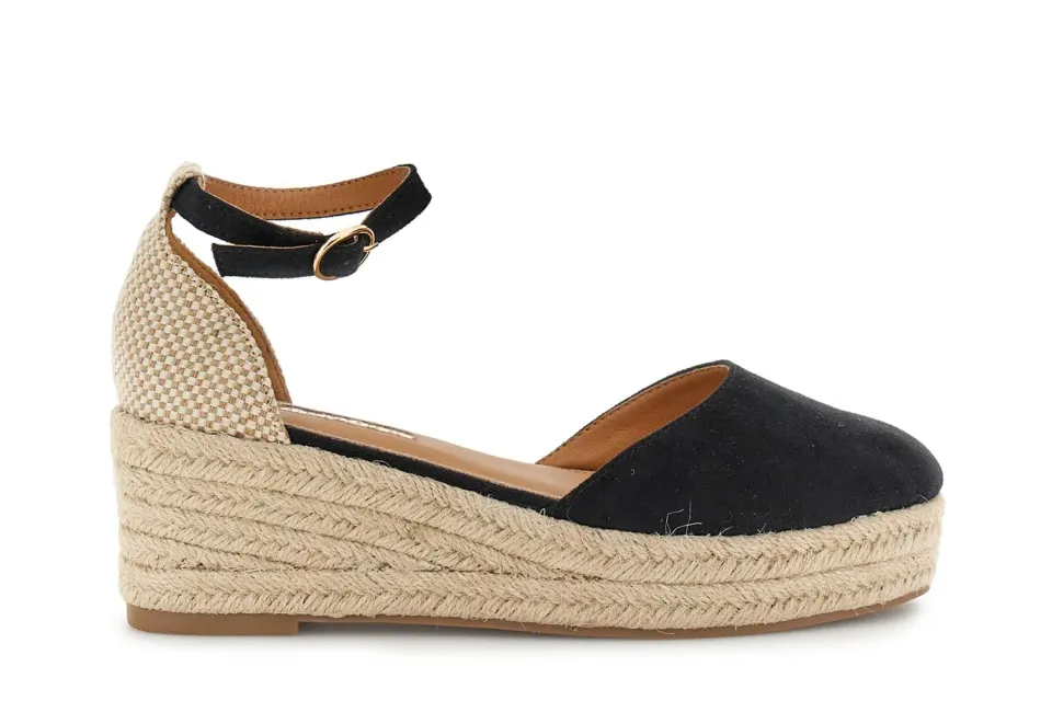 CafèNoir Sandali Zeppa Donna Microfibra Punta Chiusa