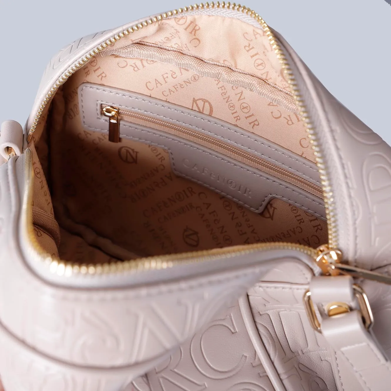 CafèNoir Camera Bag Logata Tortora Tracolla Donna