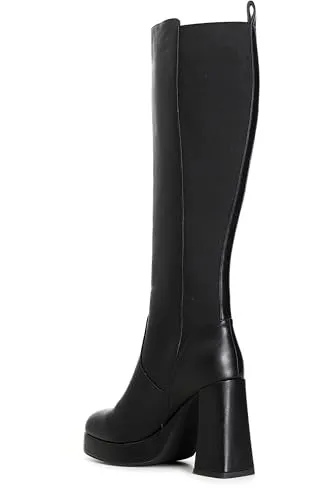 CafèNoir Stivale Donna con Elastico Nero