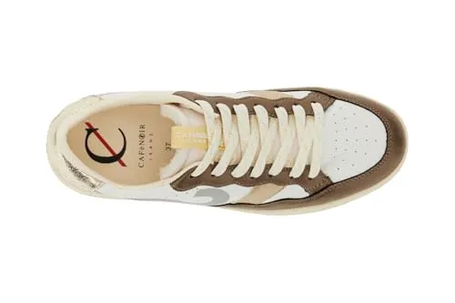 CafèNoir Sneakers Pelle Bianco Marrone Donna 39
