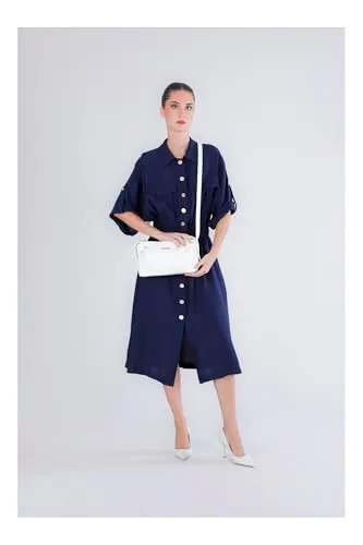 CafèNoir Tracolla Rivetti Bianca Donna