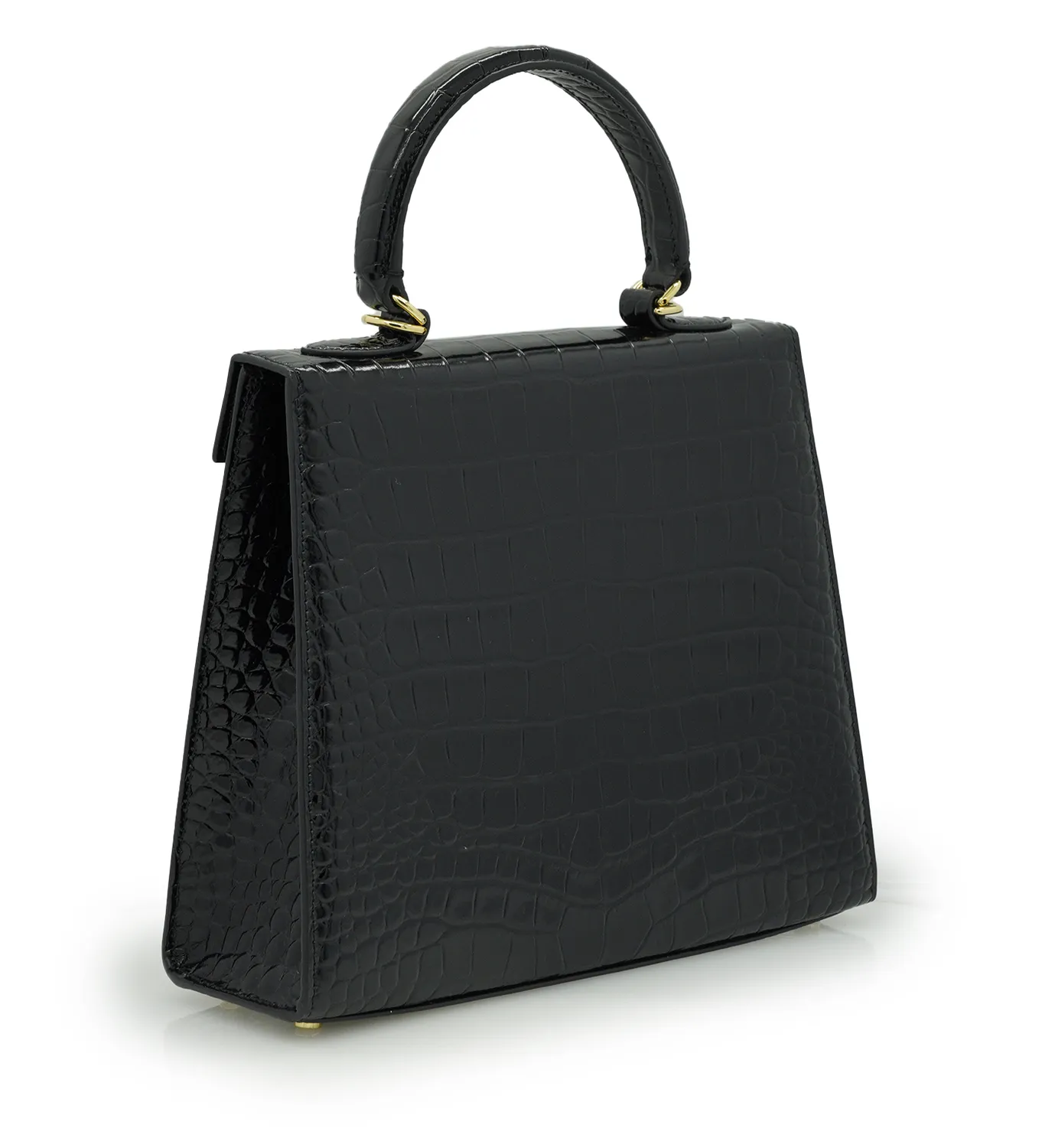 Cardinal Milano Lady Cardinal borsa vitello nero coccodrillo
