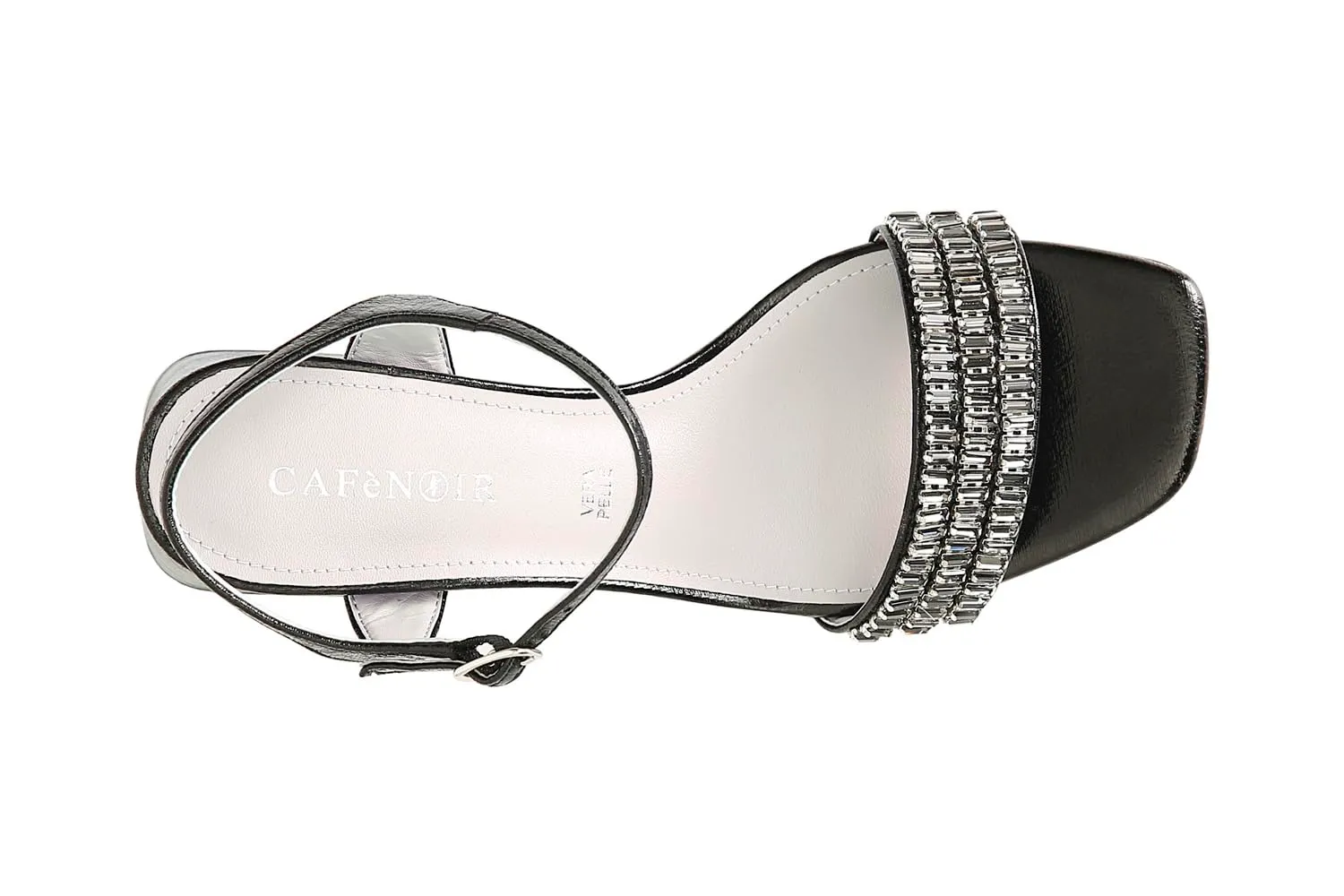 CafèNoir Gilda Sandali Donna Strass Taglia 39 Tacco 6 cm