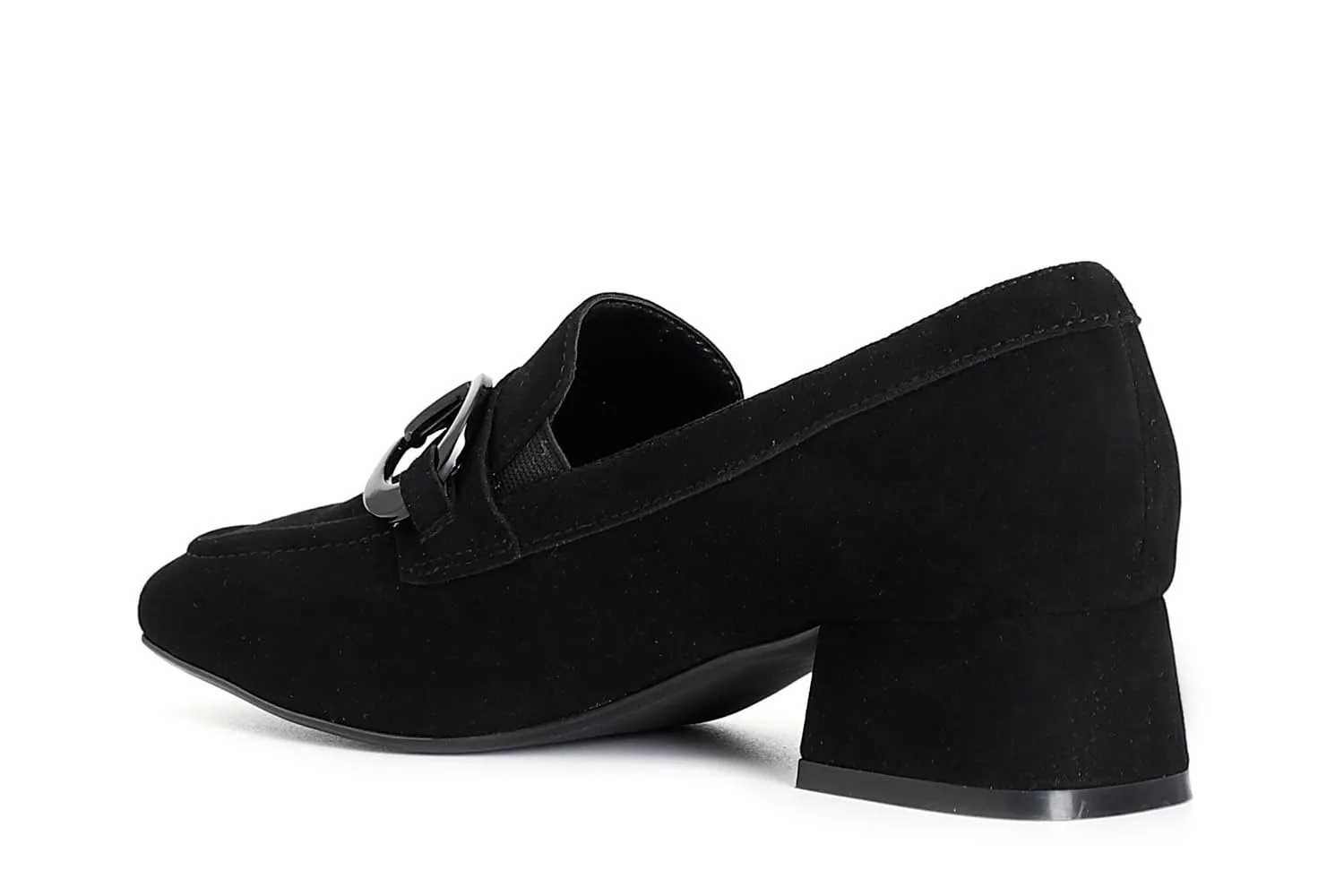 CafèNoir Mocassino Donna Camoscio Nero Morsetto