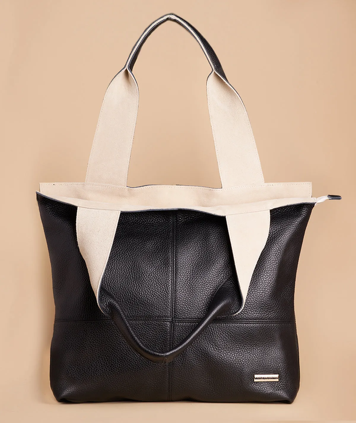 Figus Shopper Dollaro tote bag pelle marrone