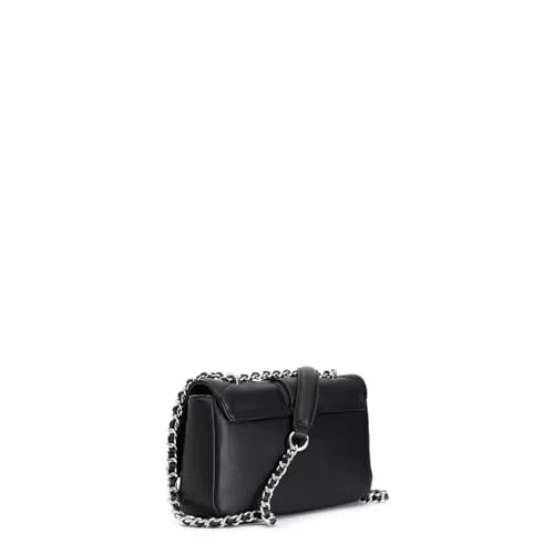 CafèNoir Mini Bag Strass Nera con Catenella