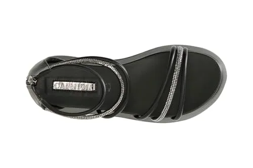 CafèNoir Sandali Asimmetrici Zeppa 3,5 cm Mignons Strass