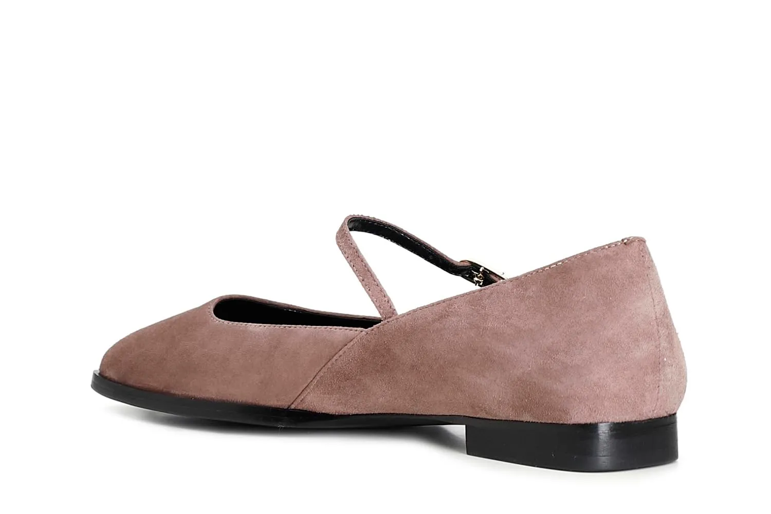 CafèNoir Ballerina Camoscio Rosa Antico tacco 15 mm
