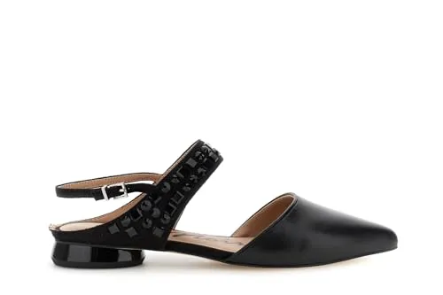 CafèNoir Slingback Nappa slingback nero 36 strass