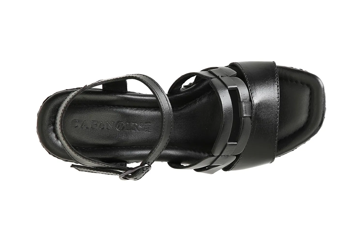 CafèNoir Gilda sandali donna pelle zeppa 8 cm