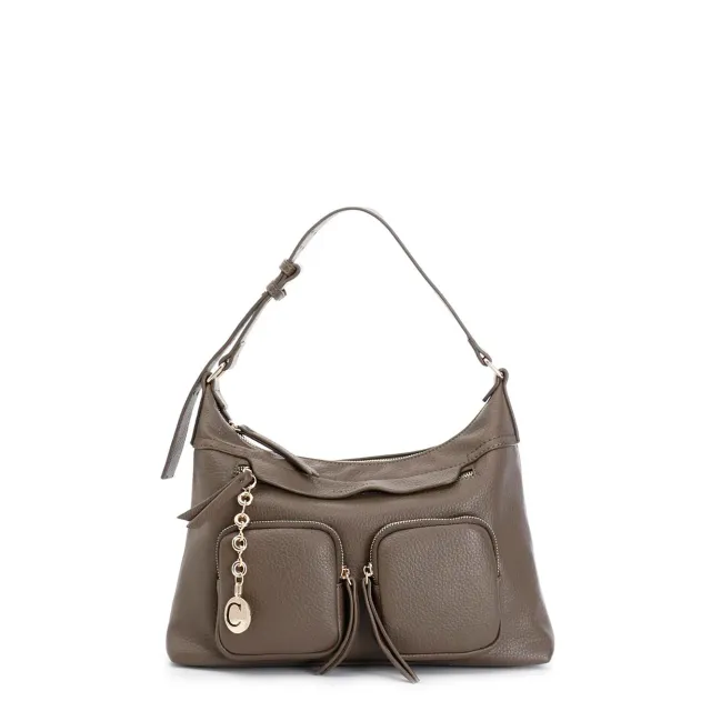 CafèNoir Sacca Tasche Borsa Fango Charm Metallo