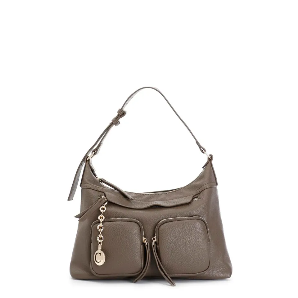 CafèNoir Sacca Tasche Borsa Fango Charm Metallo
