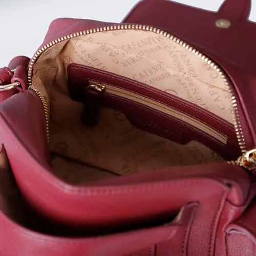 CafèNoir Pattina Borsa a Spalla Bordeaux Multi Tasche