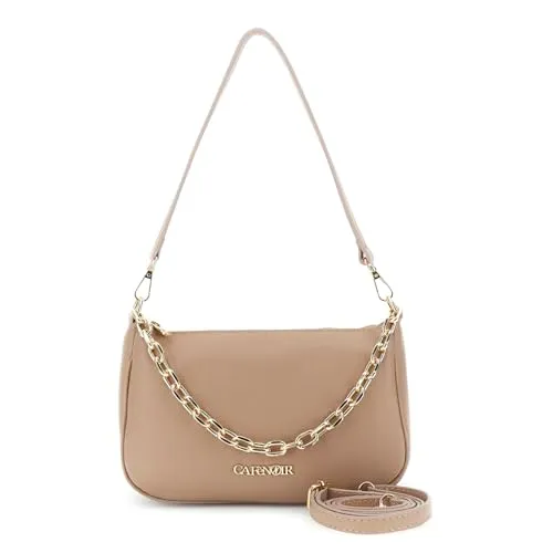 CafèNoir Borsa Tracolla Pelle Catena Dorata Donna