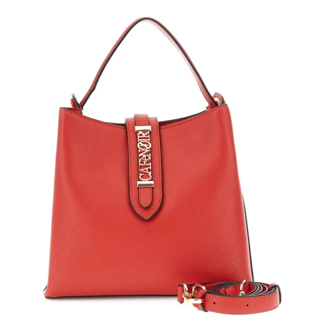 CafèNoir Borsa Secchiello Effetto Pelle Rossa Taglia Unica