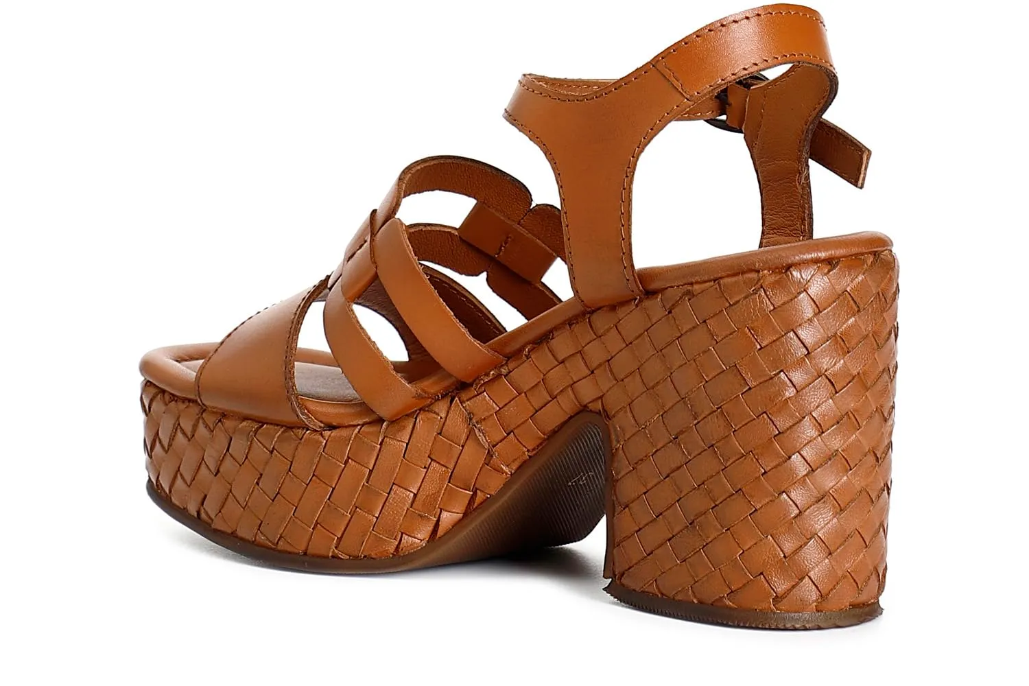 CafèNoir Gilda sandali donna cuoio taglia 39 zeppa