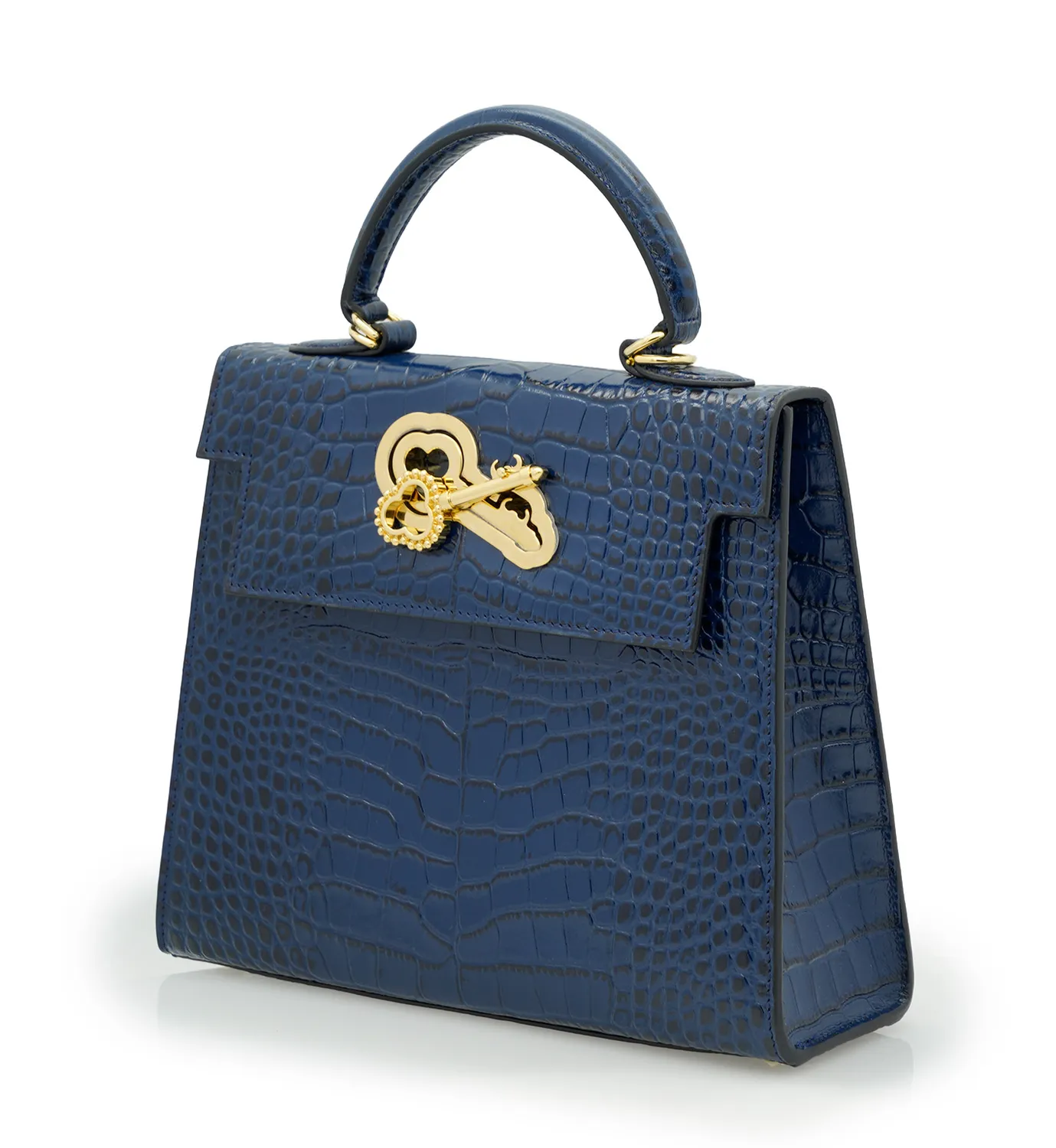 Cardinal Milano Lady Cardinal Blue Night borsa pelle stampa cocco blu
