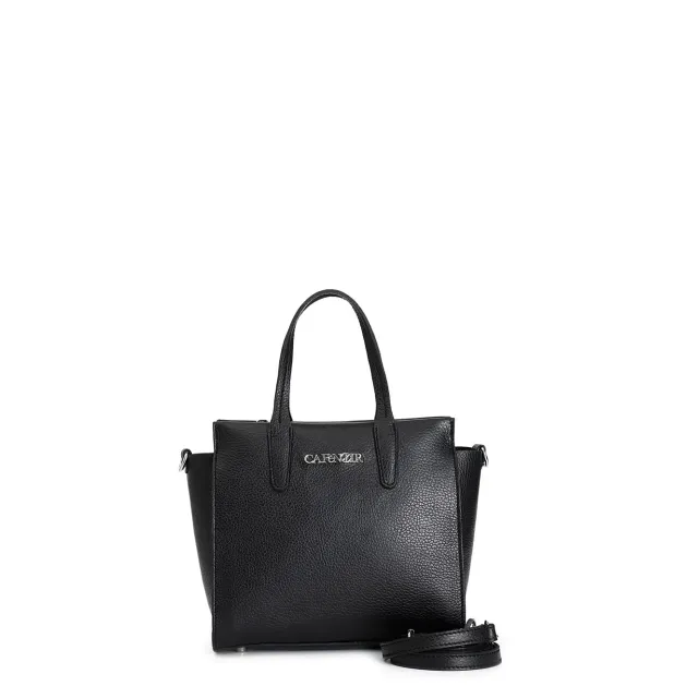 CafèNoir Minibag Puffy Borsa a Tracolla Nero Strass