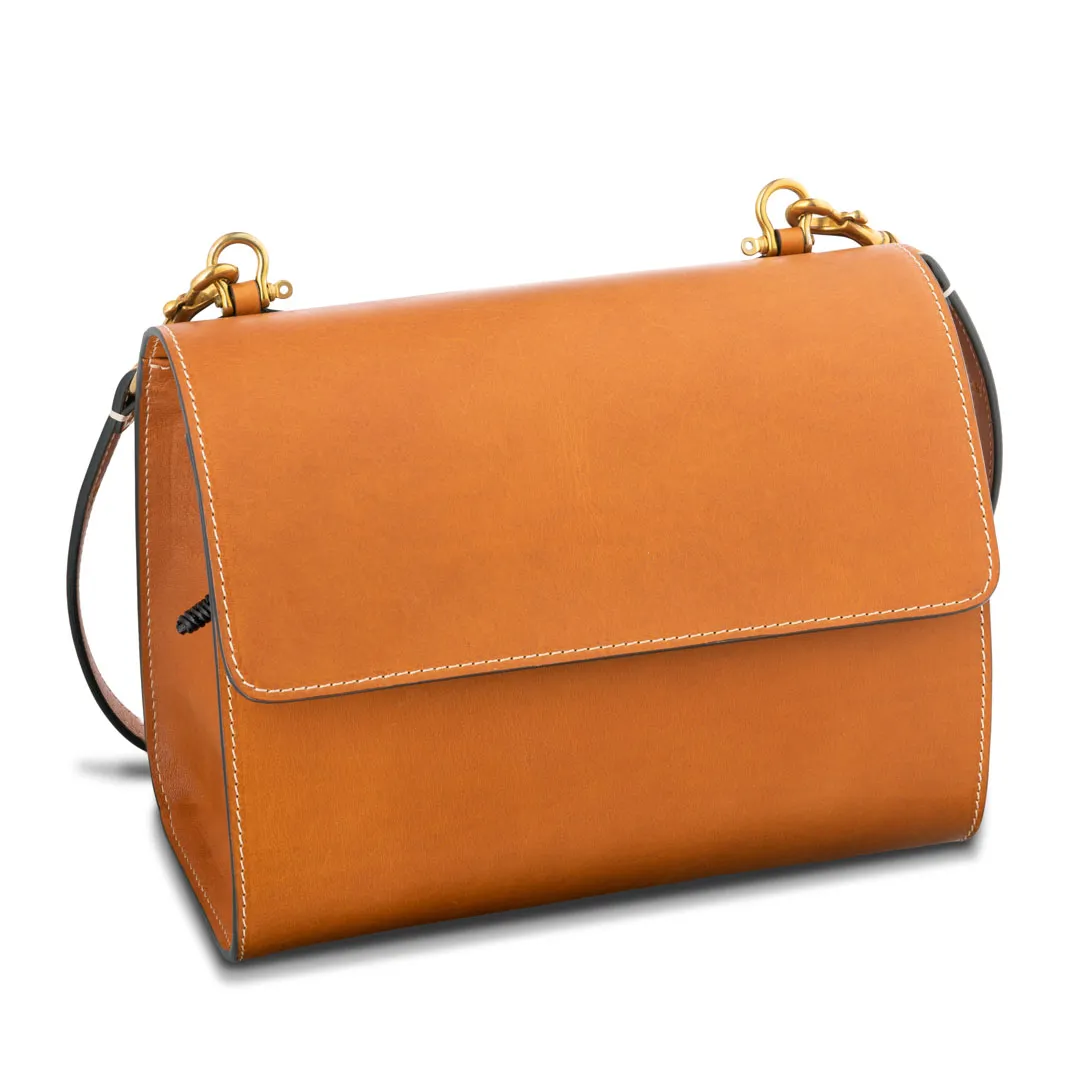 Re Artù in Firenze Taliesin borsa tracolla pelle vacchetta