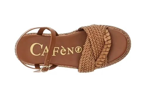 CafèNoir Gilda Sandali Donna Intrecciato Marrone 38