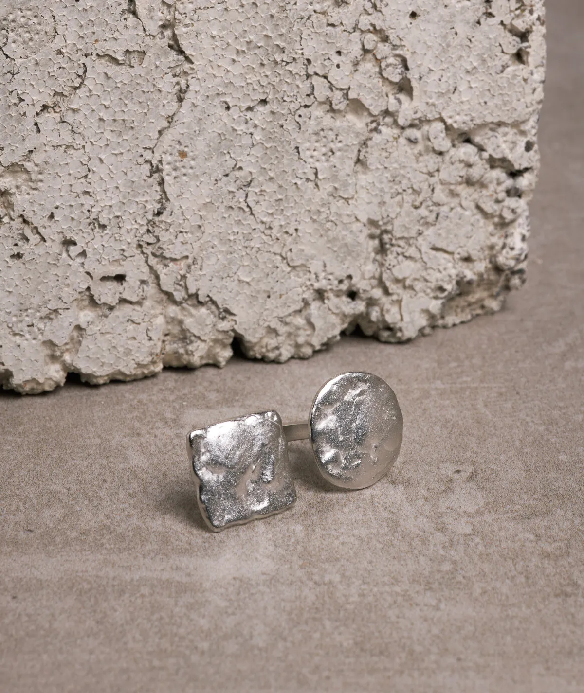 Figus Miami Silver anello argento regolabile