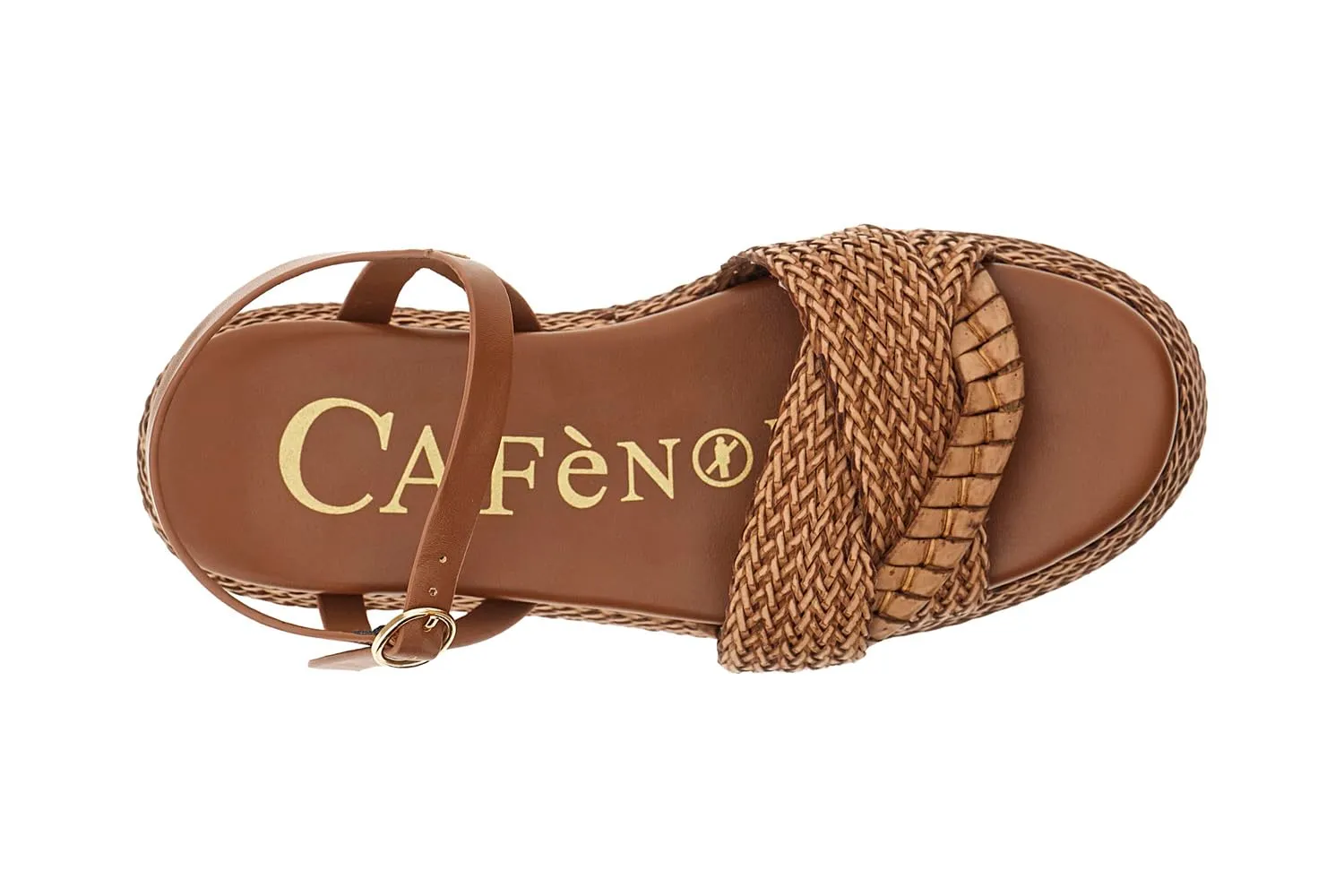 CafèNoir Gilda Sandali Donna Intrecciato Marrone 38