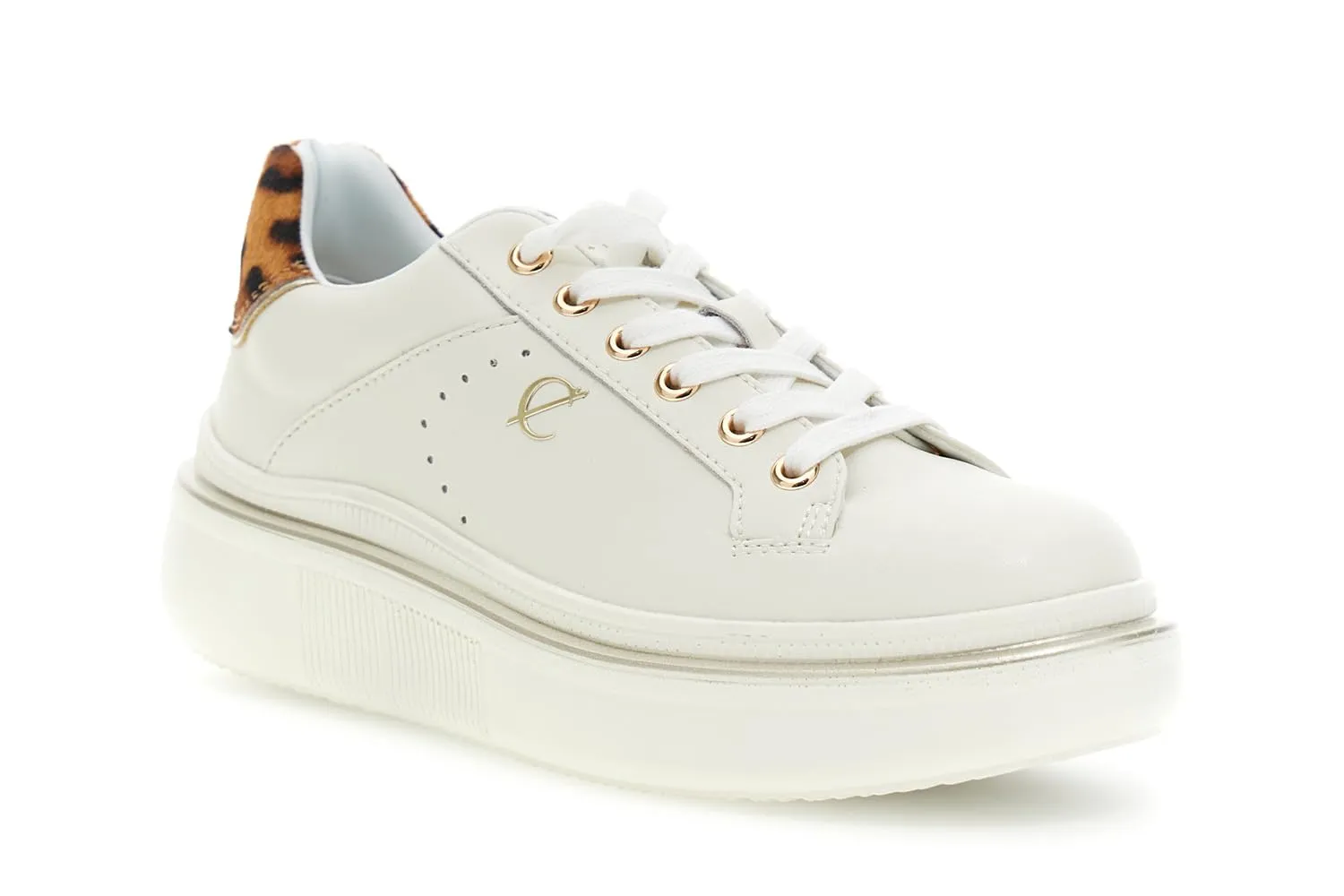 CafèNoir Sneakers Donna Crema Maculato Effetto Cavallino