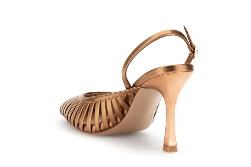 CafèNoir Décolleté Slingback Bronzo Tacco 8,5 cm 37