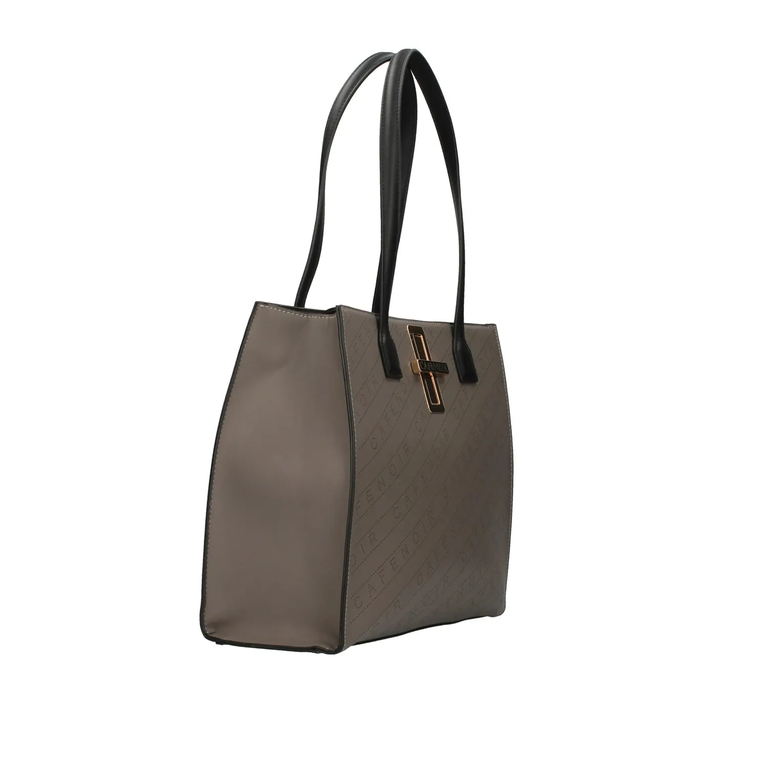 CafèNoir Bauletto Pattern Laserato Donna Taupe