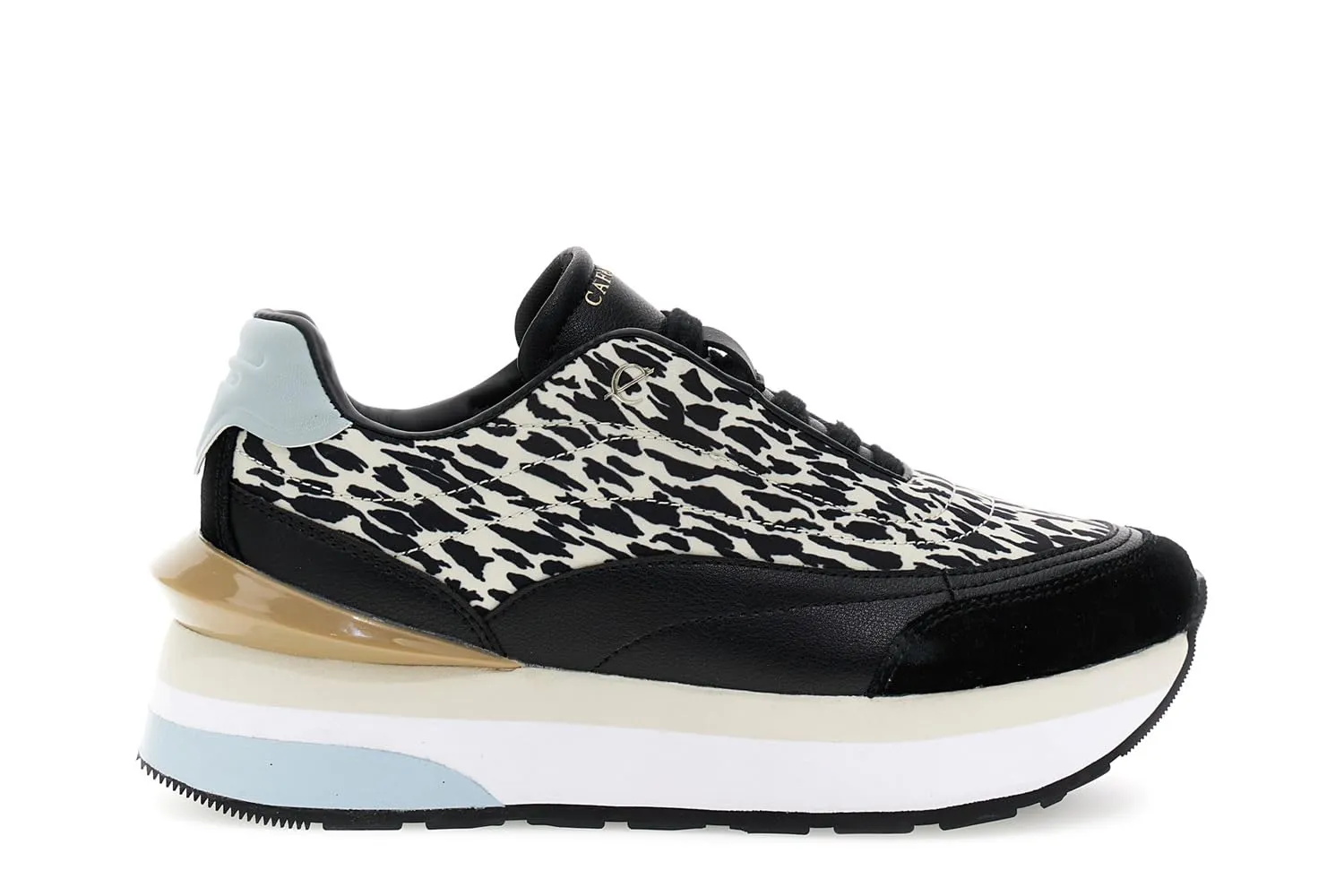 CafèNoir Sneakers Donna Nylon Animalier 39 Nero